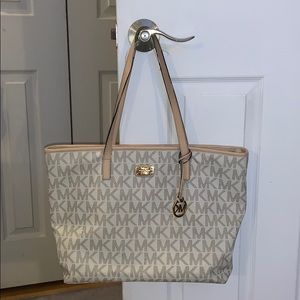 Michael Kors Cream Tote Bag